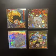 ワンピース にふぉるめーしょん 大海賊シールウエハース LOG.7 4枚セット