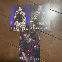 三代目JSB 今市隆二 ソロツアーRILY'S Nightフォトカード三枚セット