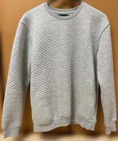 グレー　ZARA メンズ　トレーナー　S　ザラ