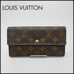 a711 LOUIS VUITTON ポルトフォイユ サラ モノグラム 長財布*
