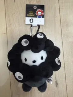 新品】サンリオ ミャクミャク なりきりぬいぐるみ カラビナ 黒