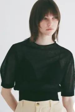未使用 CLANE シアーロールネックニットのサムネイル