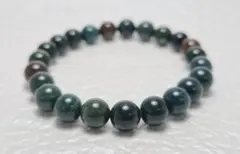 ブラッドストーン天然石 8mmブレスレット