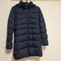 UNIQLO ストレッチダウンコート ダウン80% ネイビー