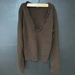 ✨汚れアリ激安✨レディースRalph Lauren ブラウンVネックセーター L