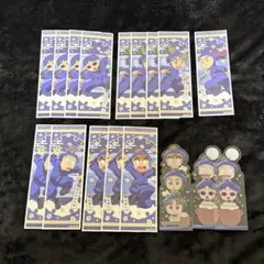 忍たま乱太郎 ロングステッカー ブックマークコレクション 二年生まとめ売り