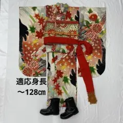 505agu28◎七五三 7歳 女児 セミアンティーク着物のみ◎