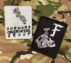 Forward Observations Group パッチベルクロ ワッペン Forward Observations Group パッチ4枚セット FOG GB ミリタリー