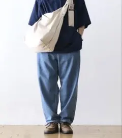 ノースフェイス パープルレーベル デニム ワイド テーパード パンツ