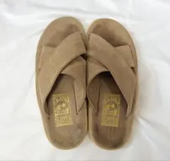 美品】Island Slipper スエードサンダル（オリーブ） - メルカリ