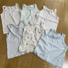 ベビー肌着 タンクトップ 6枚セット