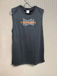 MOSSA ノースリーブ Tシャツ L ブラック