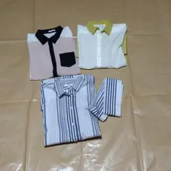 ユニクロ他　シャツブラウス3枚セット