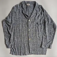 50s 60s ヴィンテージ weldon パジャマシャツ ペイズリー Dのサムネイル
