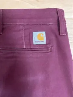 Carhartt WIP Sid Pant 34×32 ワインレッド チノパンのサムネイル