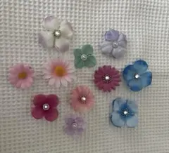 新品 ヘアクリップ 花 ♢ ヘアピン 髪飾り ラプンツェル ヘッドドレス