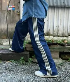 【etsinta/エシンタ】リメイクトラックジャージーパンツ ネイビー