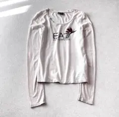 EMPORIO ARMANI print tops ロンT 短丈 Y2Kのサムネイル