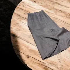 ツイード ロングスカート