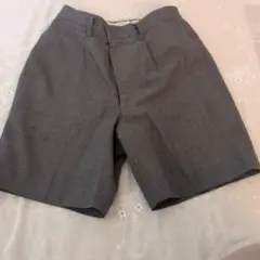 三越　 グレー ハーフパンツ ゴムウエスト