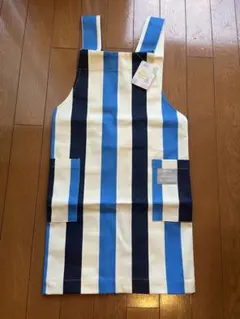 キッズ　ストライプエプロン