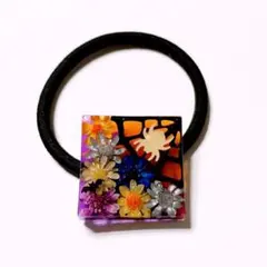 NO.278    ハンドメイド　レジンヘアゴム