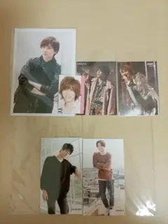 SixTONES 公式写真データカード京本大我・松村北斗・森本慎太郎シール付き