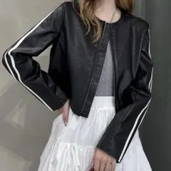 clear レザージャケット