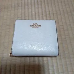 COACH 二つ折り財布 ホワイト