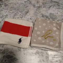 Ralph Lauren タオルハンカチ 　アニエスベータオルハンカチ　2枚組