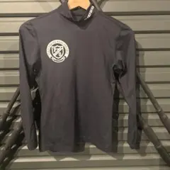 A27.PEARLY GATESパーリーゲイツ ハイネック　長袖　カットソー 黒
