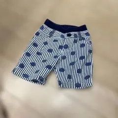 3can4on ベビーパンツ ハーフパンツ 80cm ストライプ