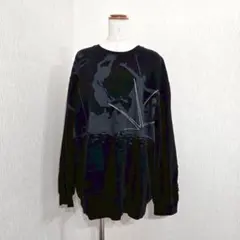 AND1 運動衫（L）籃球印花 黑色 長袖 標誌