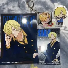 ワンピース　ONE PIECE　サンジ　まとめ売り　生ブロマイド　キーホルダー