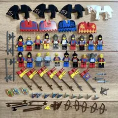 LEGO オールドレゴ 6086 ミニフィグ お城 騎士 兵士 馬 鞍 - メルカリ