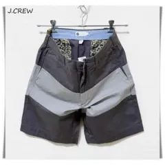 未使用 2010s J.CREW ショートパンツ 32 チャコール/ライトグレーのサムネイル