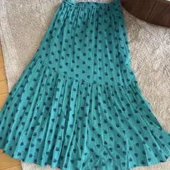 ヌキテパ スカート ロング 花柄 フラワーのサムネイル