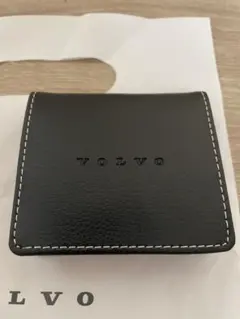 VOLVO 黒　レザー コインケース　【未使用】