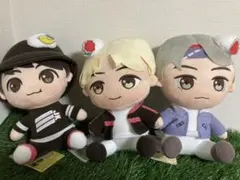 BTS タイニータン TinyTAN ３個 スペシャル おすわり ぬいぐるみ