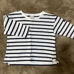 KUMA☆KUMA 様専用petit main ボーダー長袖Tシャツ と白長袖T