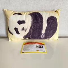フェリシモ　YOU＋MORE！ C　パンダ　ミニピロークッション　未使用のサムネイル