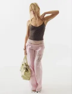 完売GLOWNY PROVINCE EYELET PANTS - メルカリ