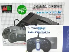 ゲーム数800メガドライブミニw+True Blue Mini Genesis