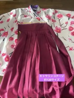 卒園式 袴 年長さん 花柄 着物