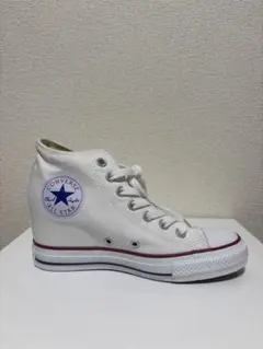 【希少】コンバース converse インヒールスニーカー 白 24cm