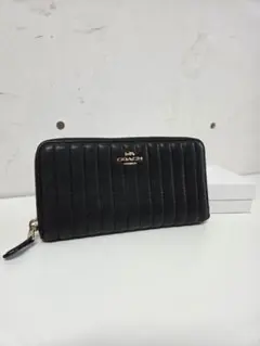 COCOCELUX GOLD ダイヤモンドレザーL字ウォレット ブラック - メルカリ