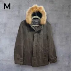 THE DIFFERENCE ディファレンス モッズコート M 毛皮 ラクーン