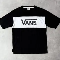 VANS オーバーサイズ　ボックスシルエット　Tシャツ　バイカラーブロックのサムネイル