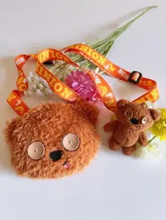 USJ ユニバ ティム ぬいぐるみ パスケース ポシェット キーホルダー セット