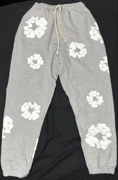 DENIM TEARS 花柄プリント ジョガーパンツ S